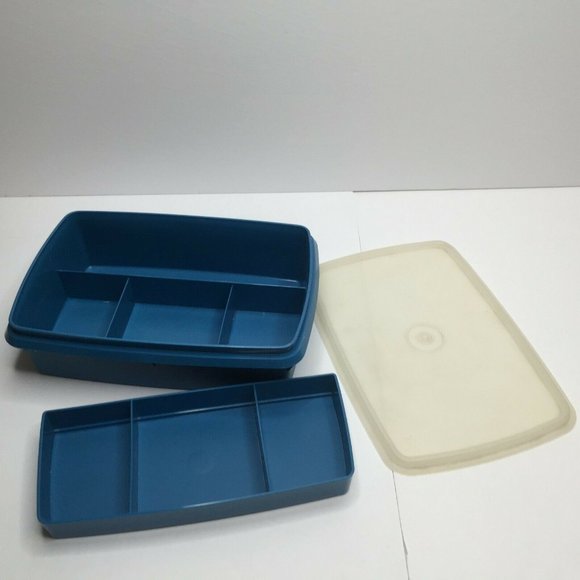 Vintage Tupperware Tuppercraft Rectangle Food Container Box Storage Organizer - Picture 1 of 10